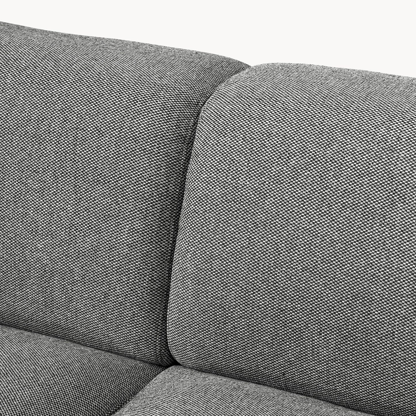 Sophisticated Comfort 3 Seater L Shaped Sofa Dark Grey