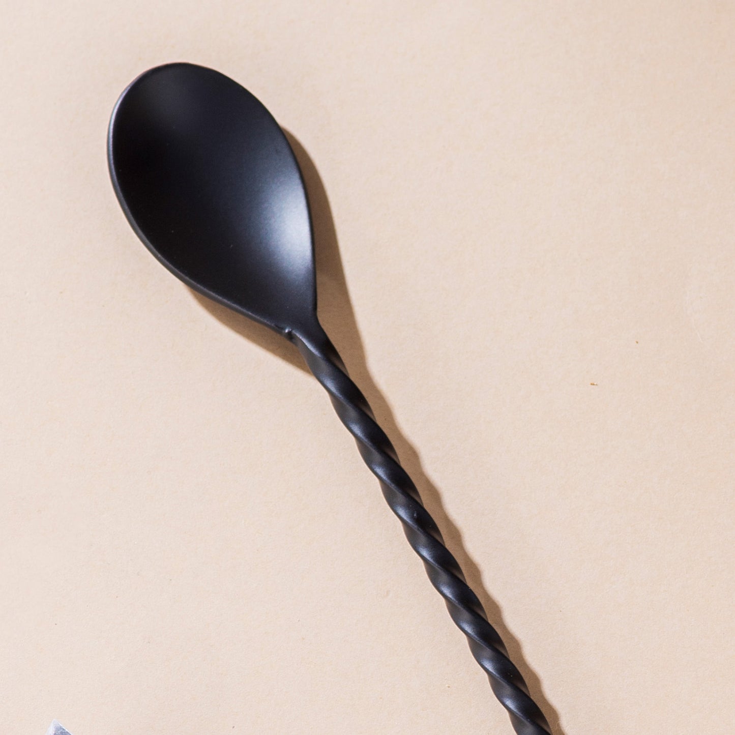 The Precise Cocktail Mixing Spoon Matte Black