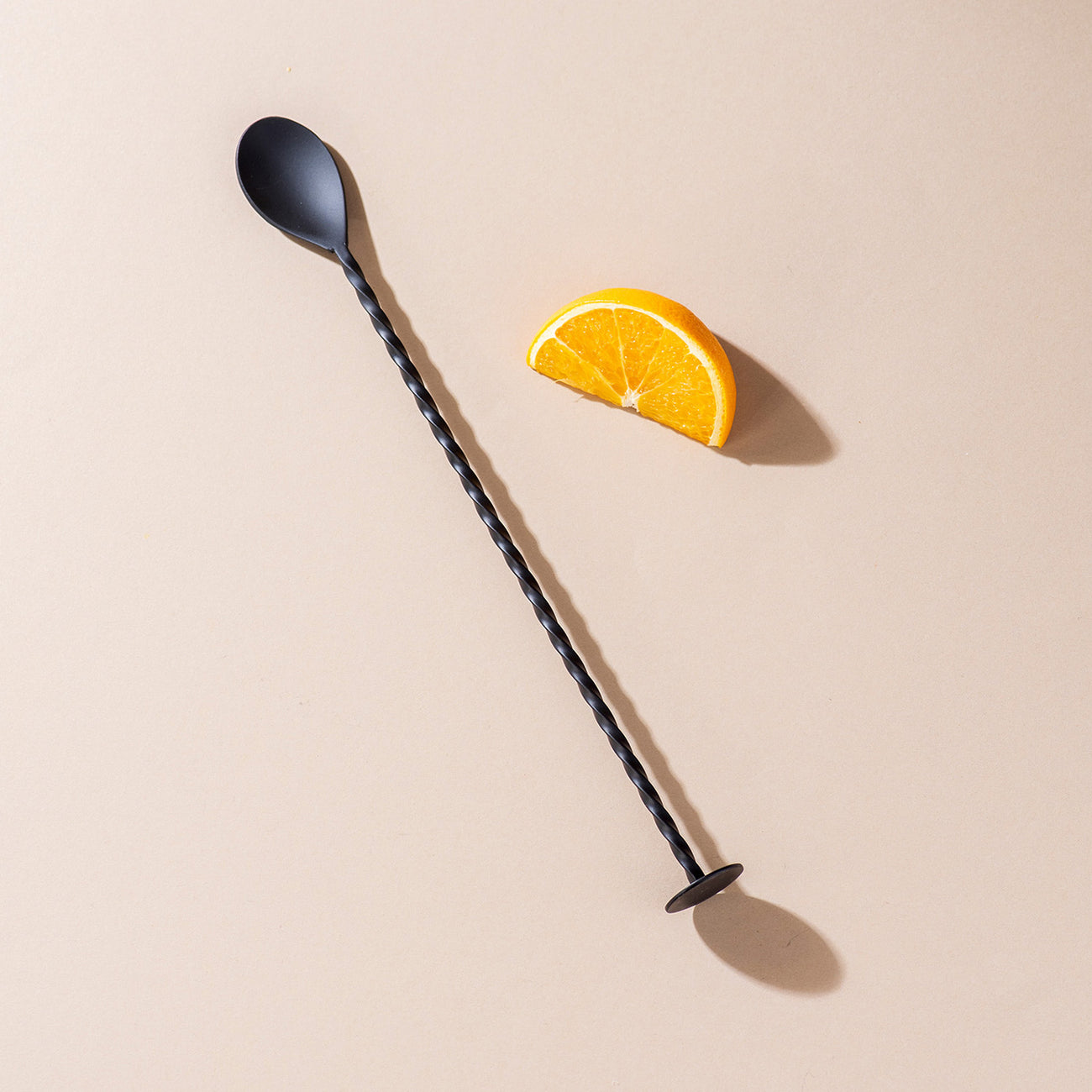 The Premium Cocktail Mixing Spoon  Matte Black