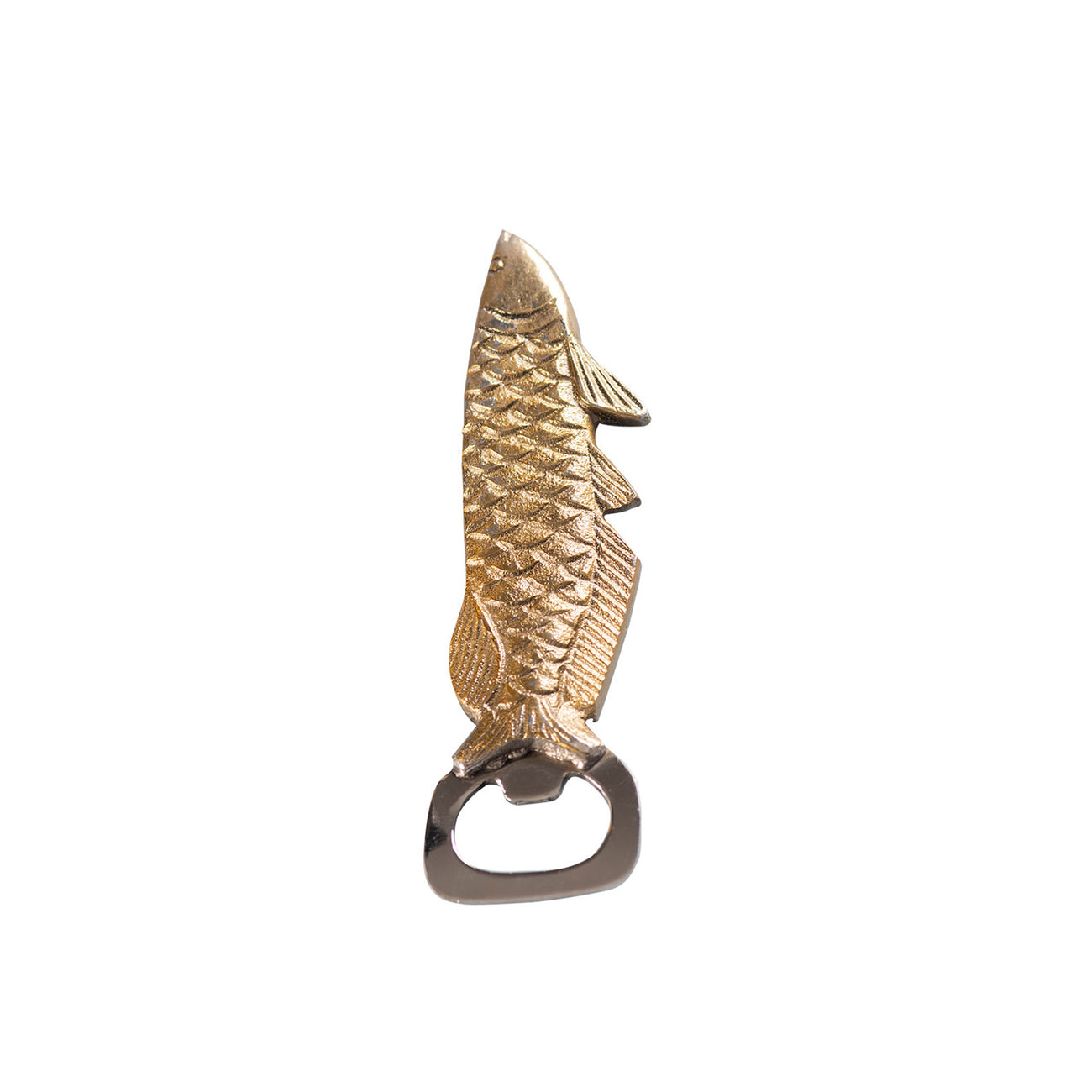 The Fish Bottle Opener Glossy Gold