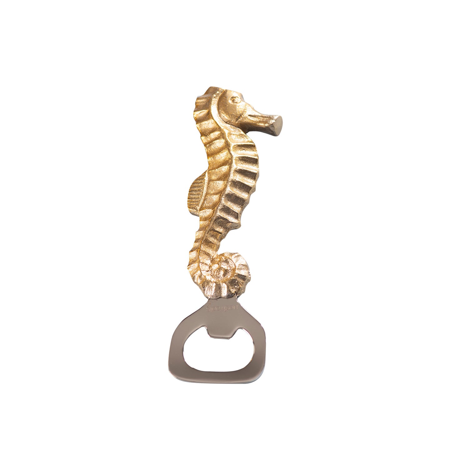 The Sea Horse Bottle Opener Glossy Gold