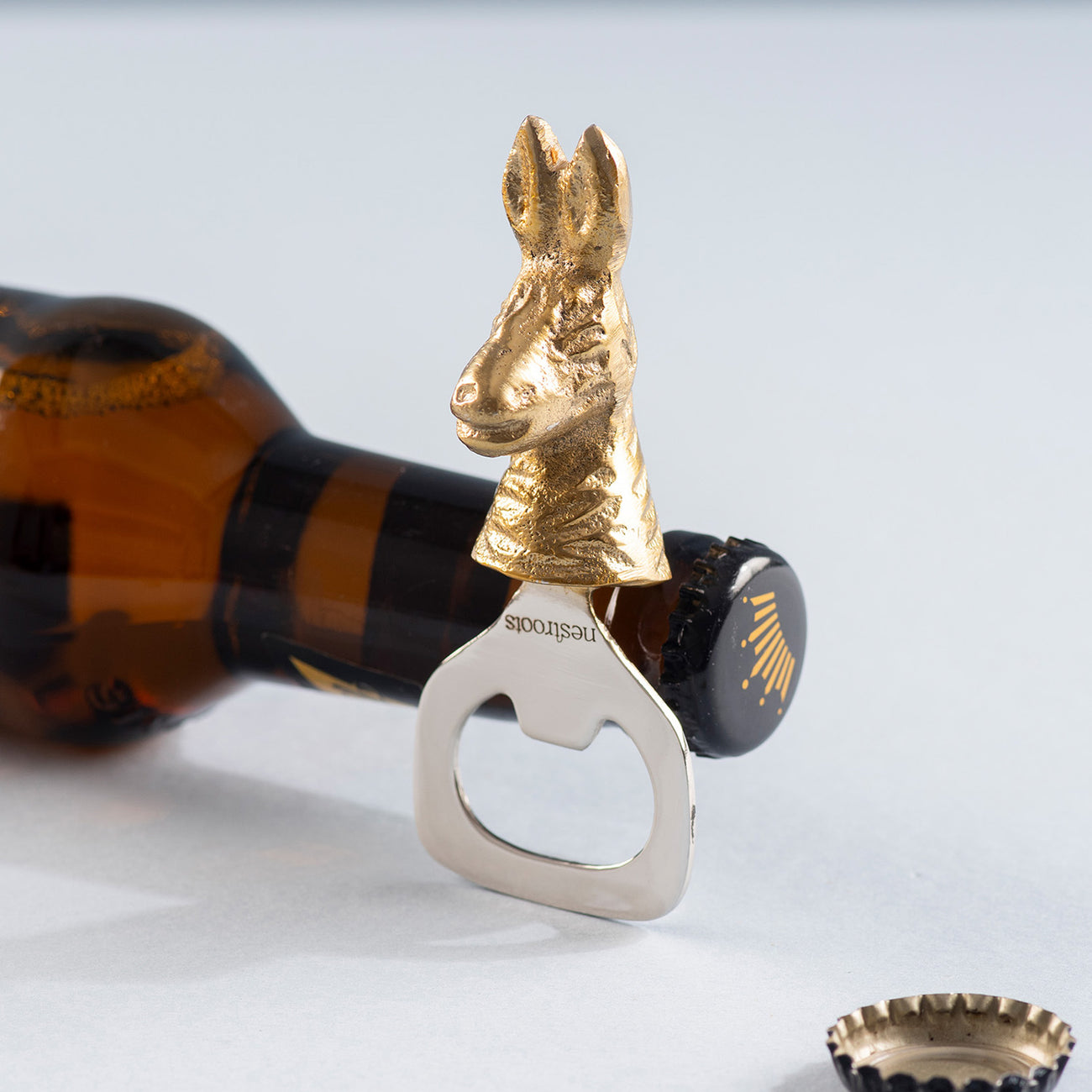 The Rabbit Bottle Opener Glossy Gold