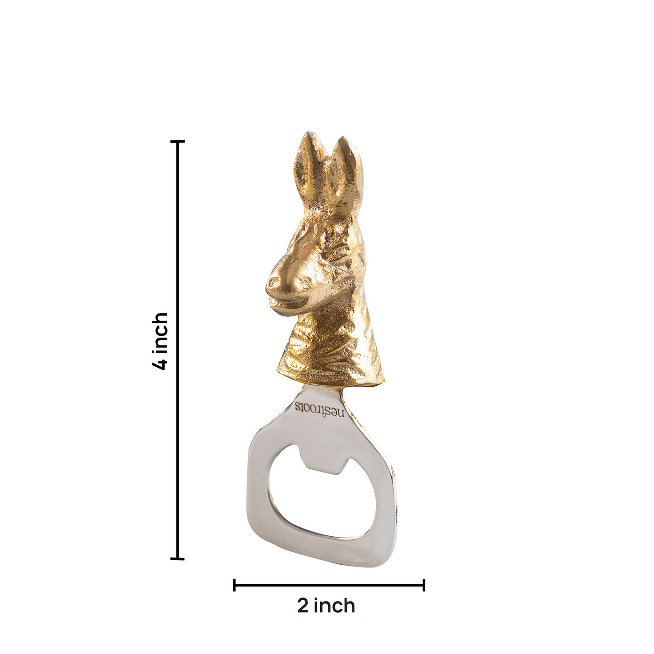 The Rabbit Bottle Opener Glossy Gold