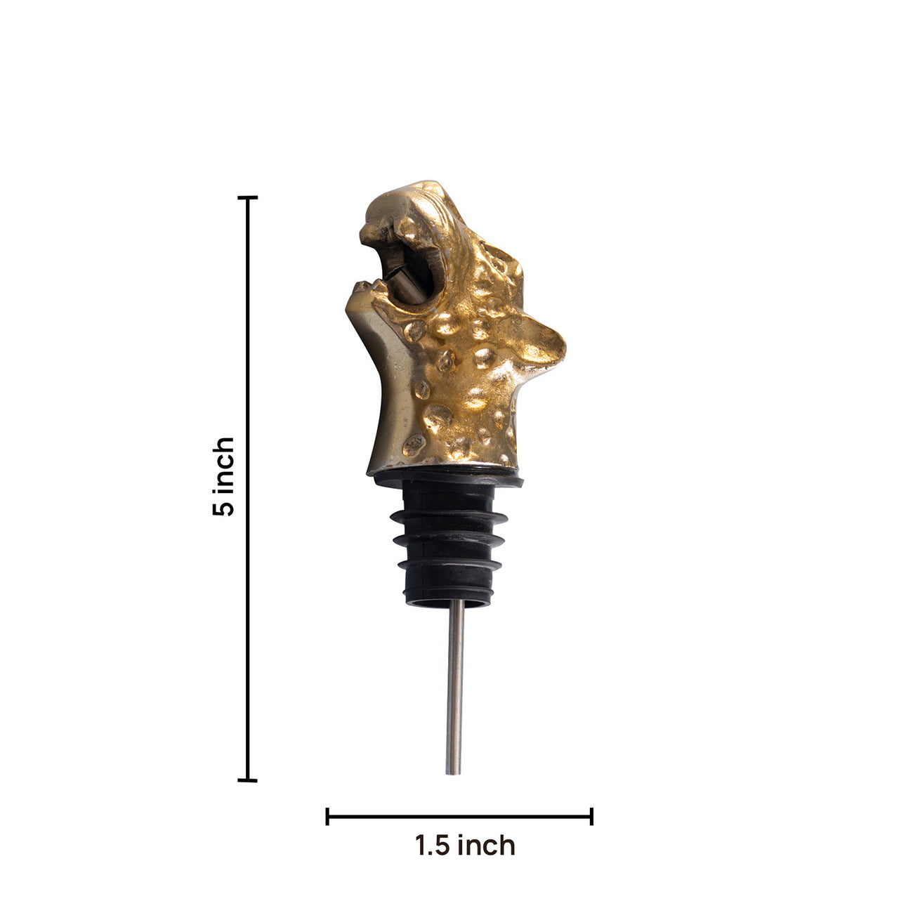 The Tiger Drink Pourer Glossy Gold