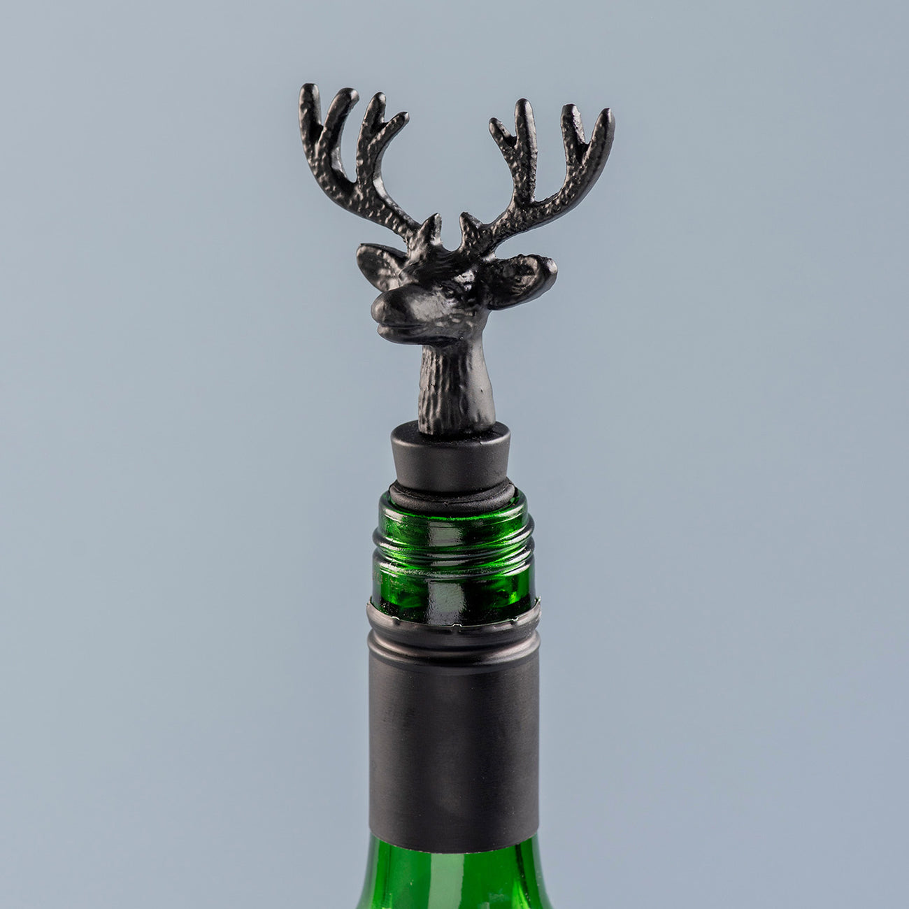 The Deer Bottle Stoper Matte Black