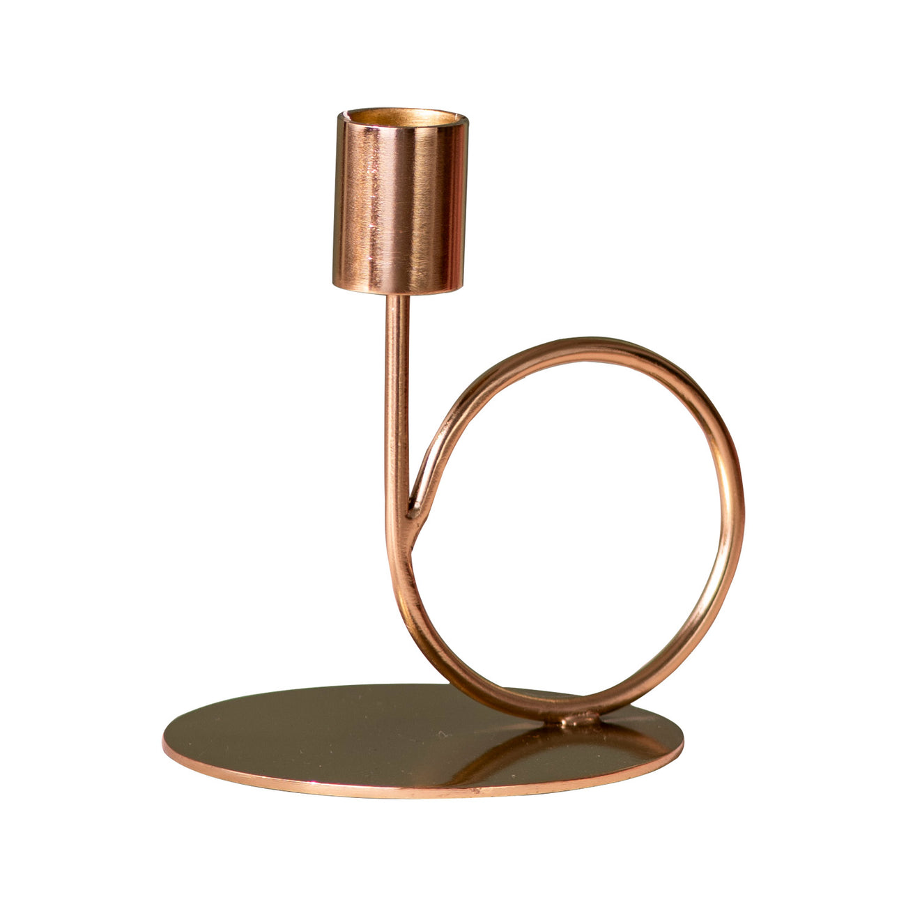 Gilded Elegance: Gold Candle Holder