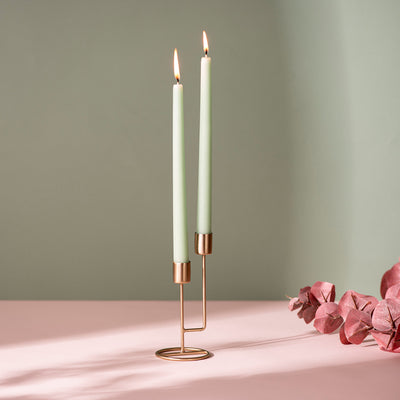 Luxurious Radiant Gold Candle Holder