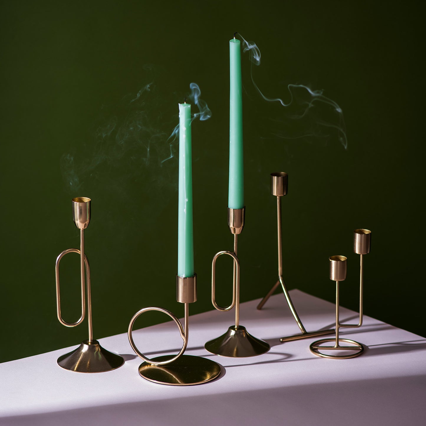 Glamorous Gold: Exquisite Candle Holder