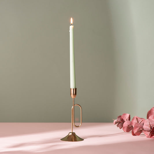 Glamorous Gold: Exquisite Candle Holder Small