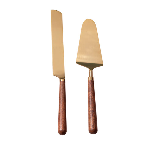 Brawnie Cake Server - Set Of 2