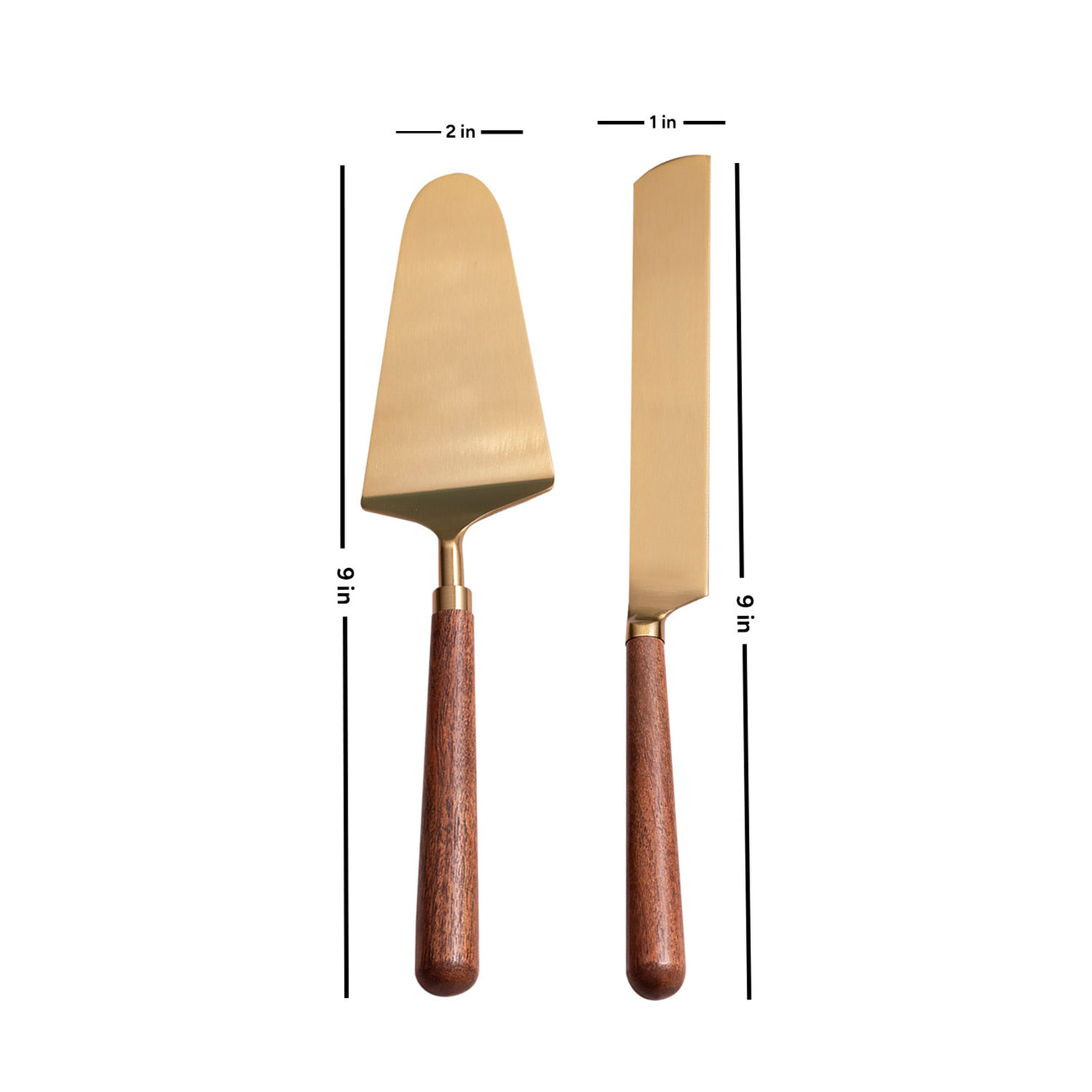 Brawnie Cake Server - Set Of 2