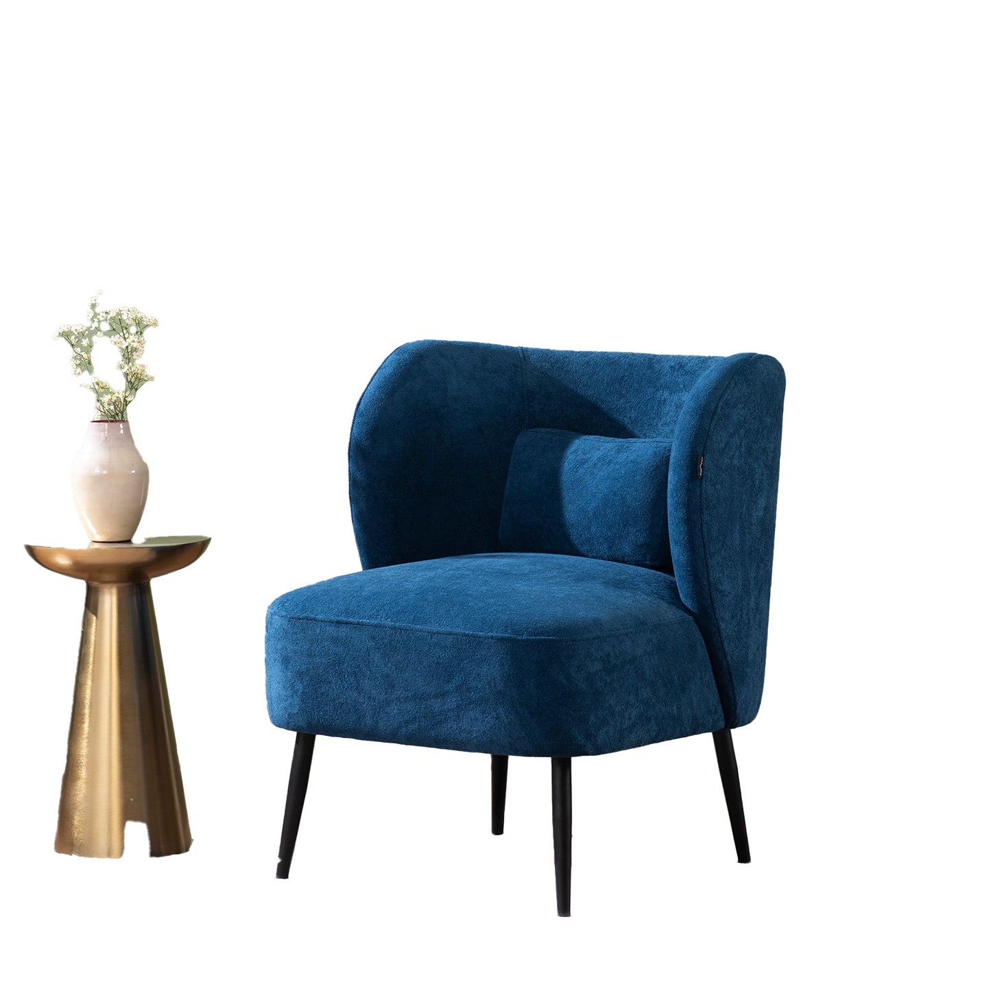 Sapphire Blue Lounge Chair Royal Comfort