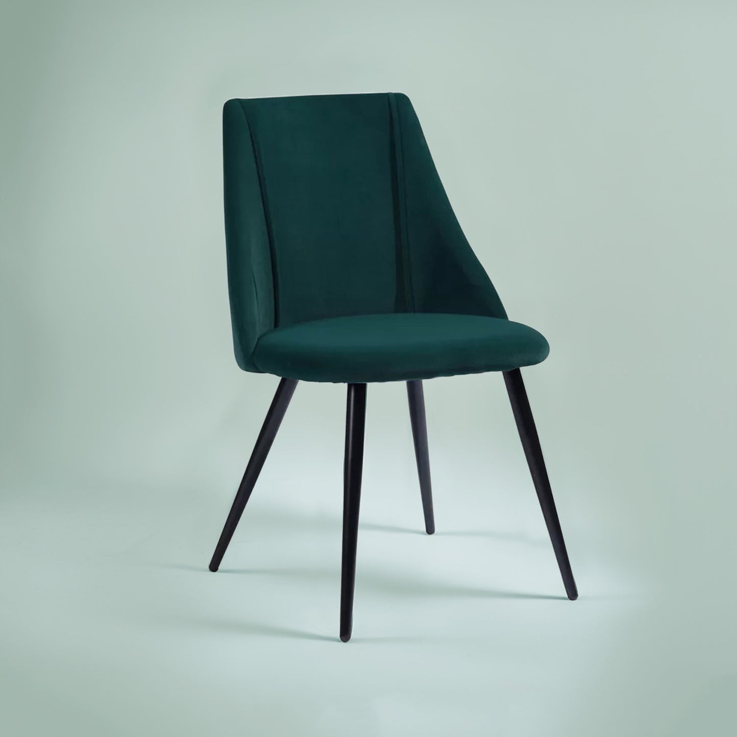 Luxurious Velvet Dining Designer Chair Green