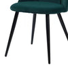 Luxurious Velvet Dining Designer Chair Green