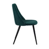 Luxurious Velvet Dining Designer Chair Green