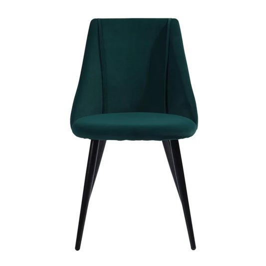 Luxurious Velvet Dining Designer Chair Green