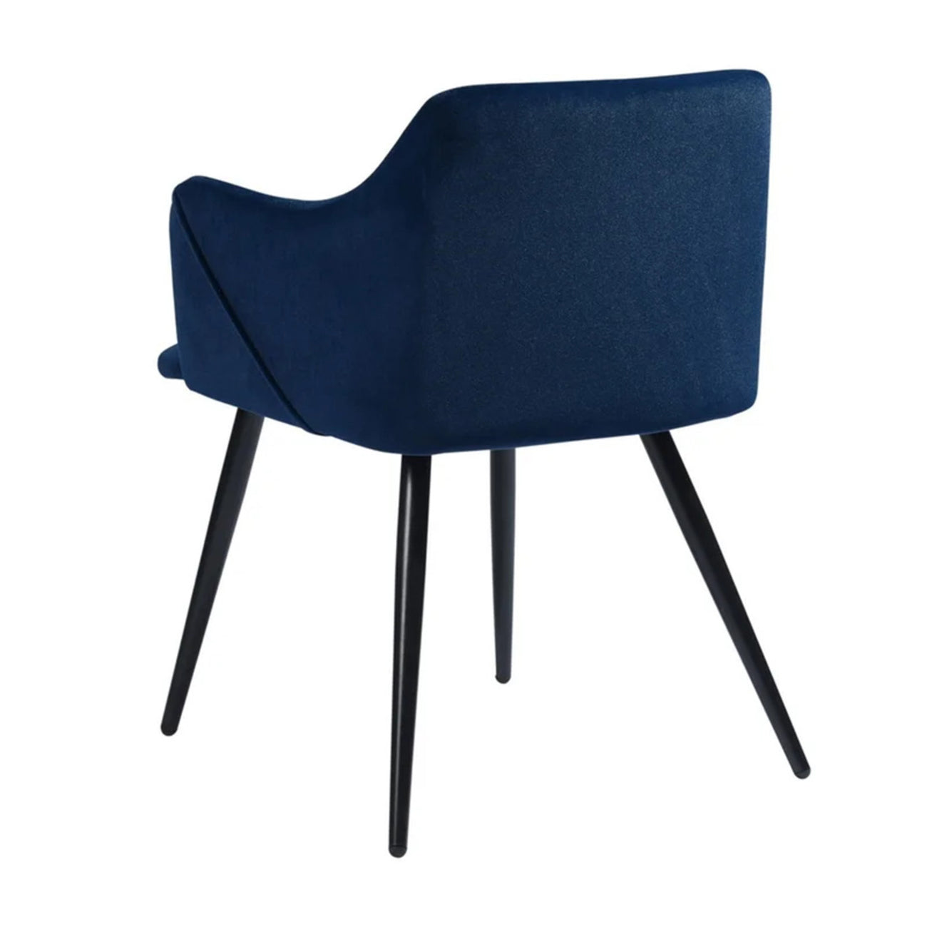 Sophisticated Velvet Dining Designer Chair Blue