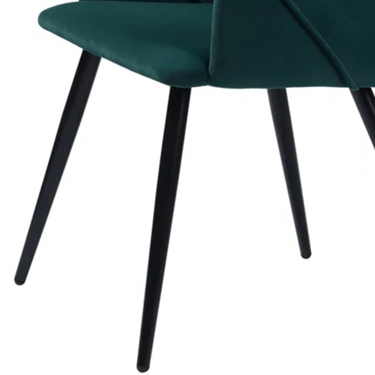 Sophisticated Velvet Dining Designer Chair Green