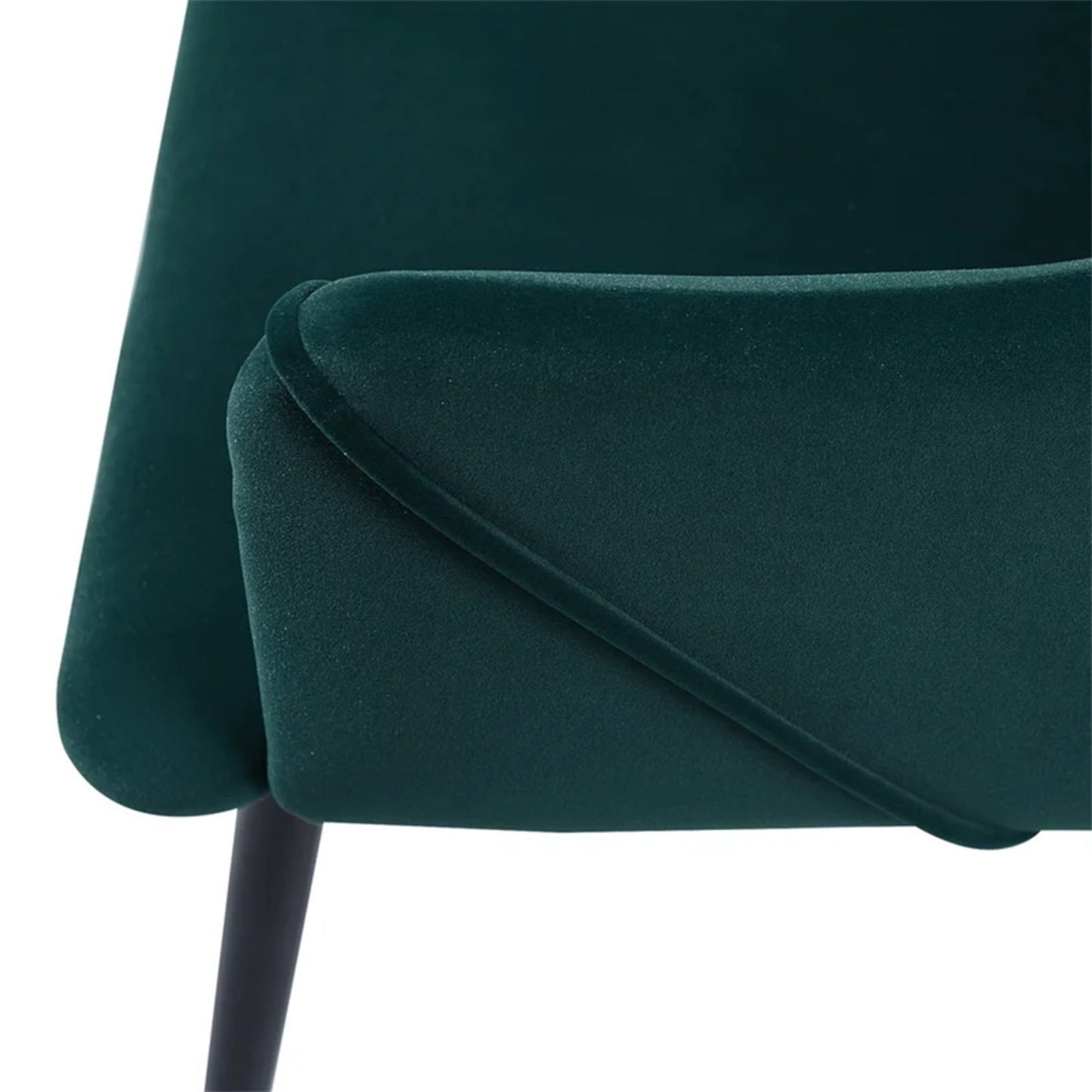 Sophisticated Velvet Dining Designer Chair Green