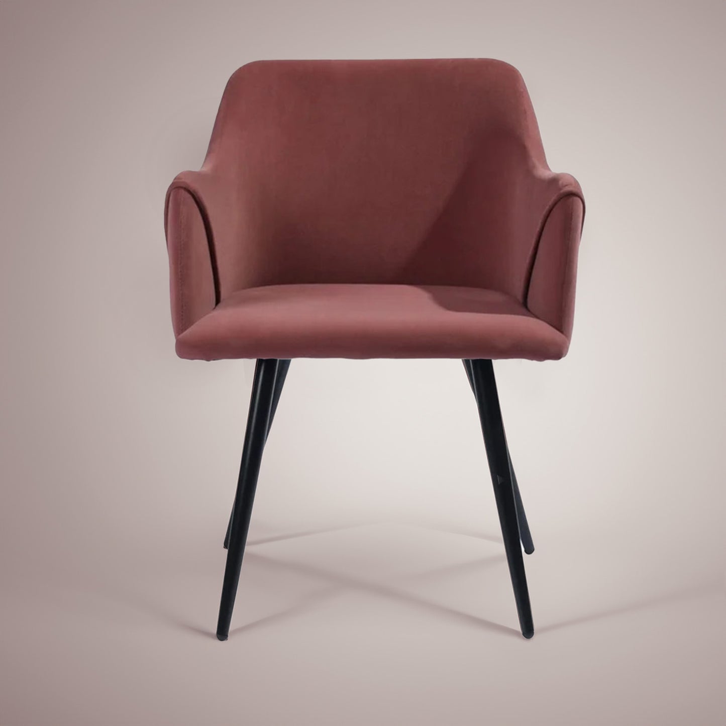 Sophisticated Velvet Dining Designer Chair Onion Pink