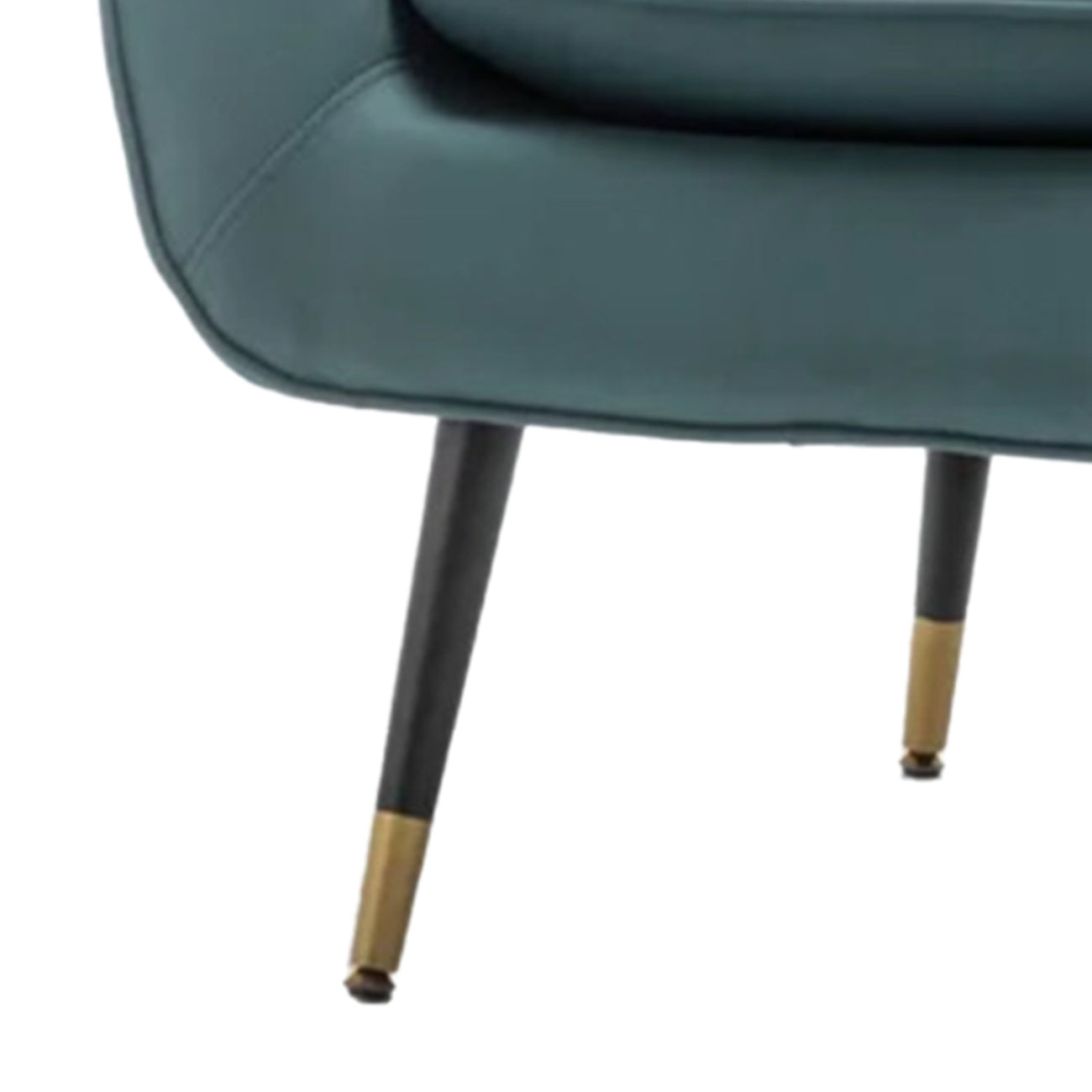 Plush Velvet Accent Chair Teal