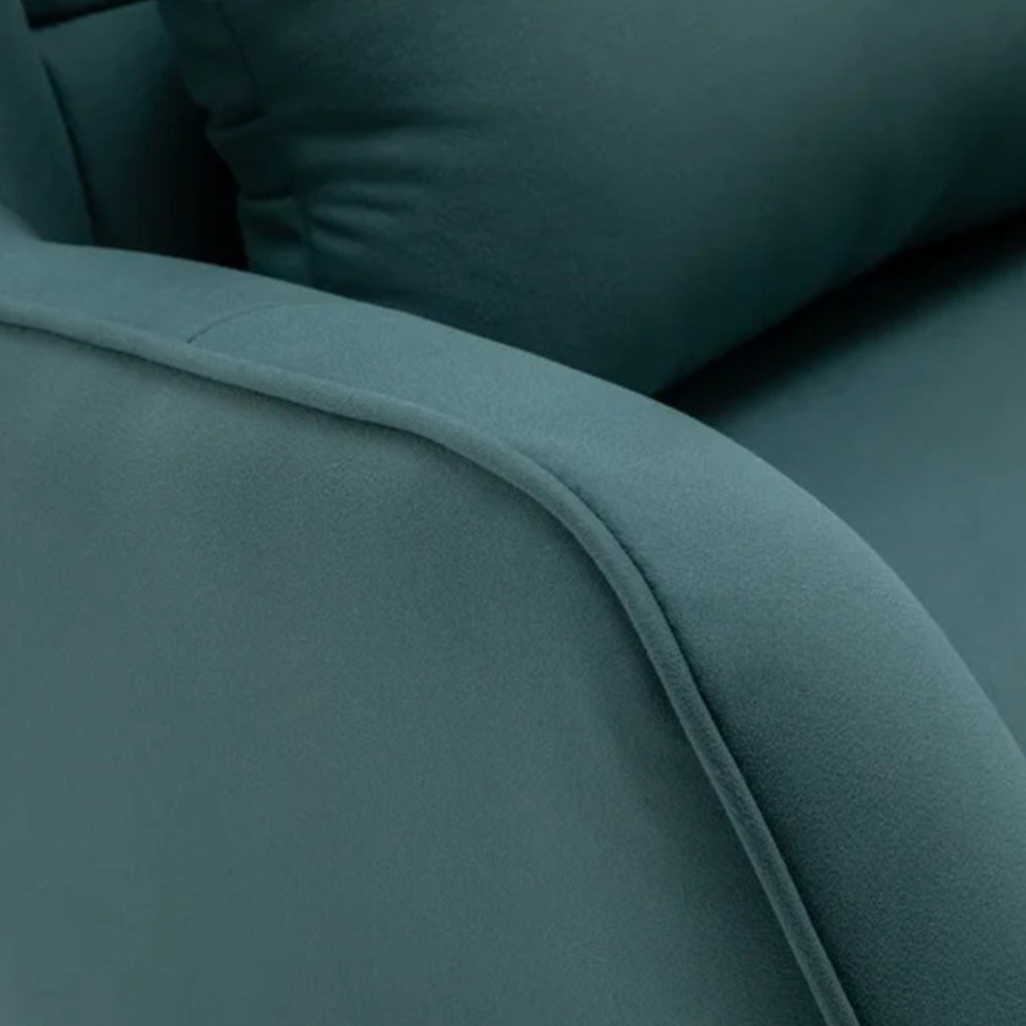 Plush Velvet Accent Chair Teal