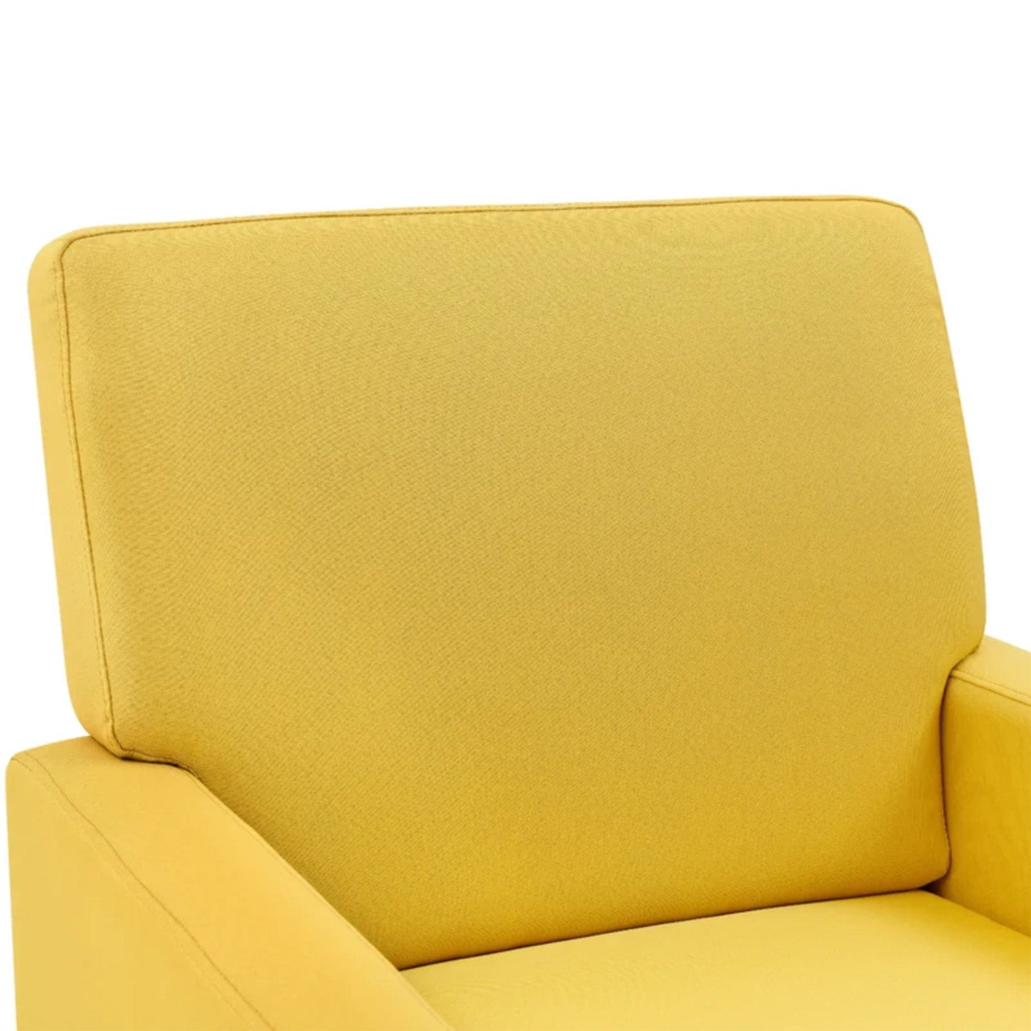 Opulent Accent Chairs With Ottoman Footrest Yellow