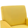 Opulent Accent Chairs With Ottoman Footrest Yellow