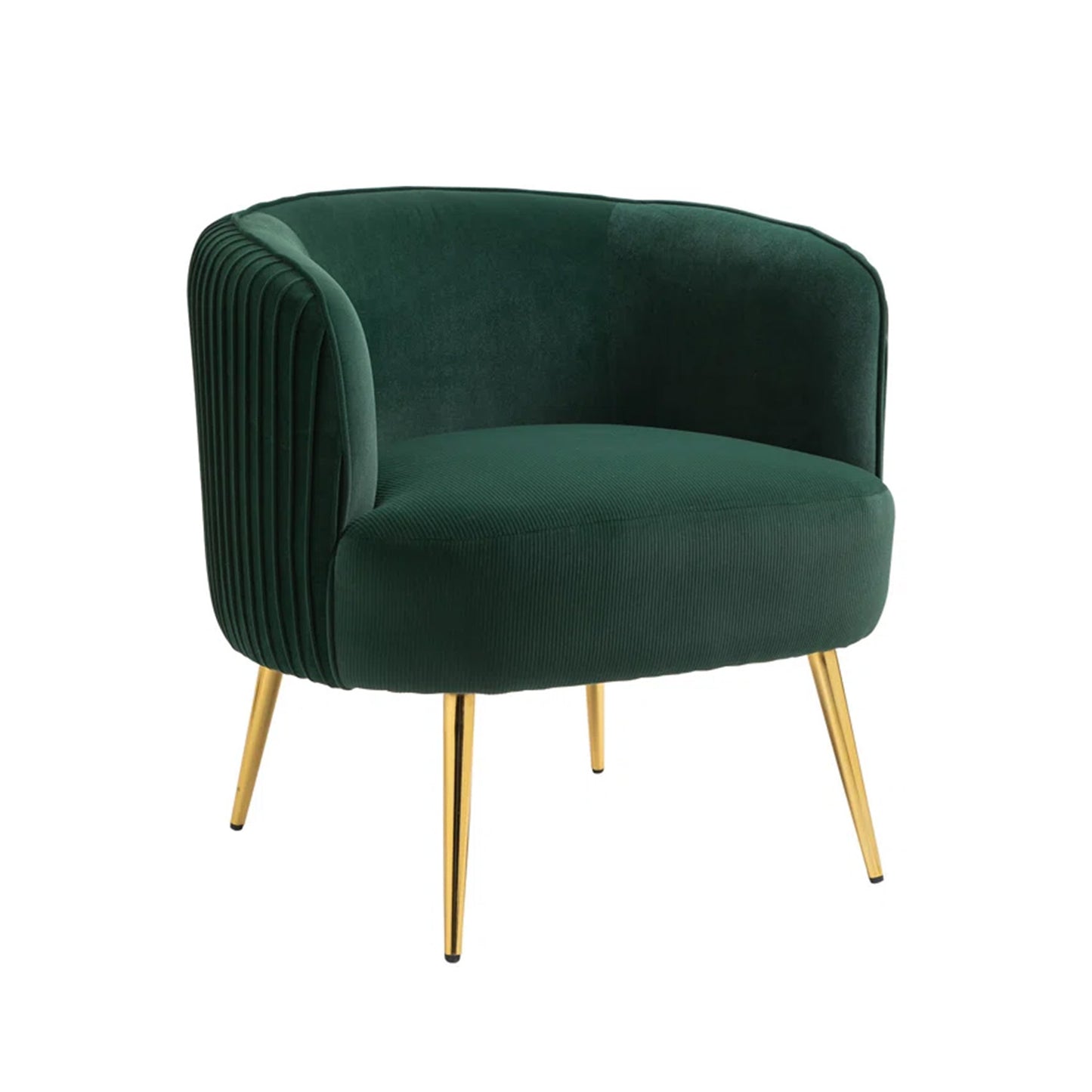 Tufted Velvet Accent Chair Green