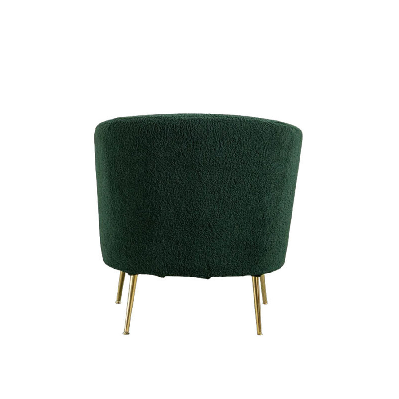 Plush Velvet Accent Chair Green