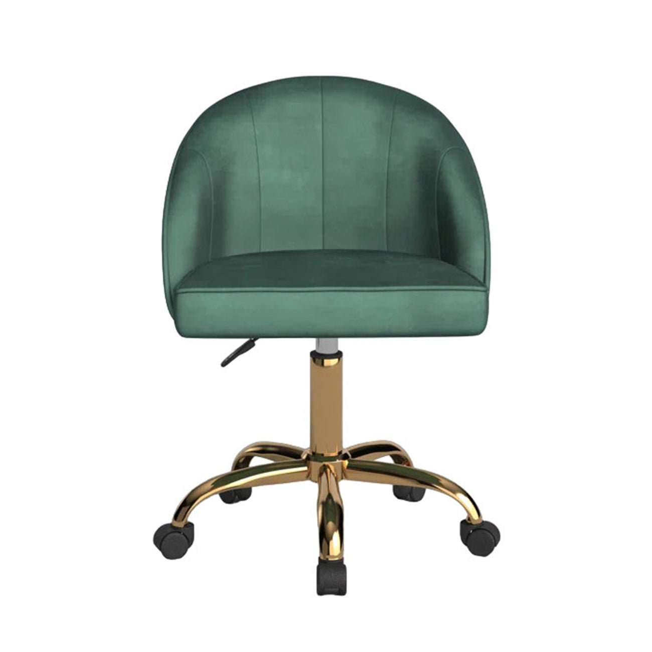 Luxury Tufted Office Chair With Wheels Green