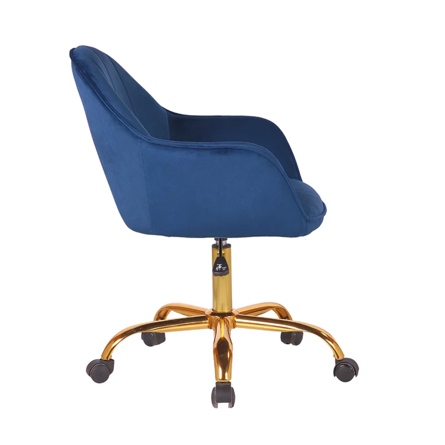 Luxury Tufted Office Chair Mobility Blue