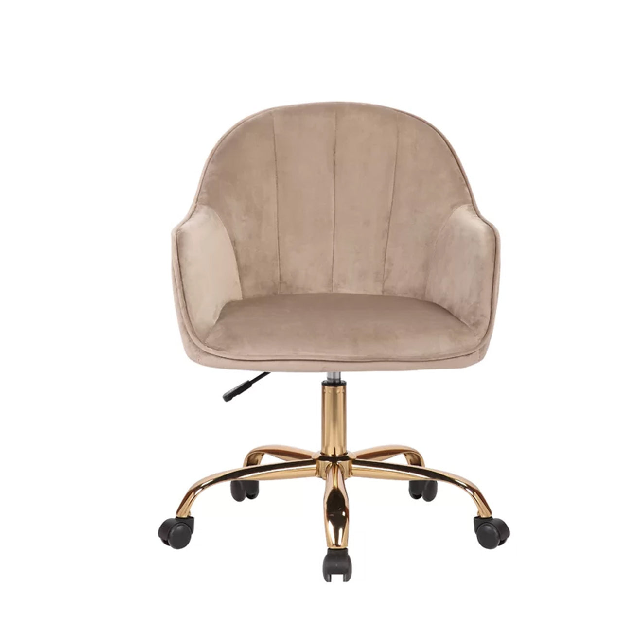 Luxury Tufted Office Chair Mobility Brown