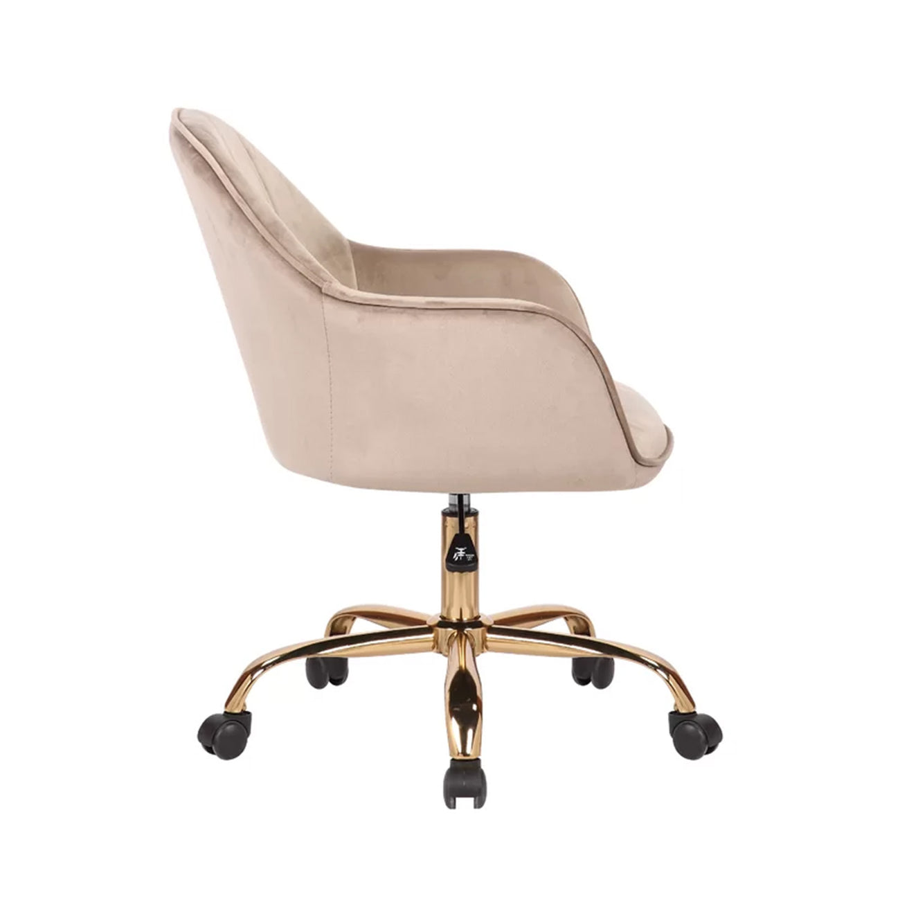 Luxury Tufted Office Chair Mobility Brown