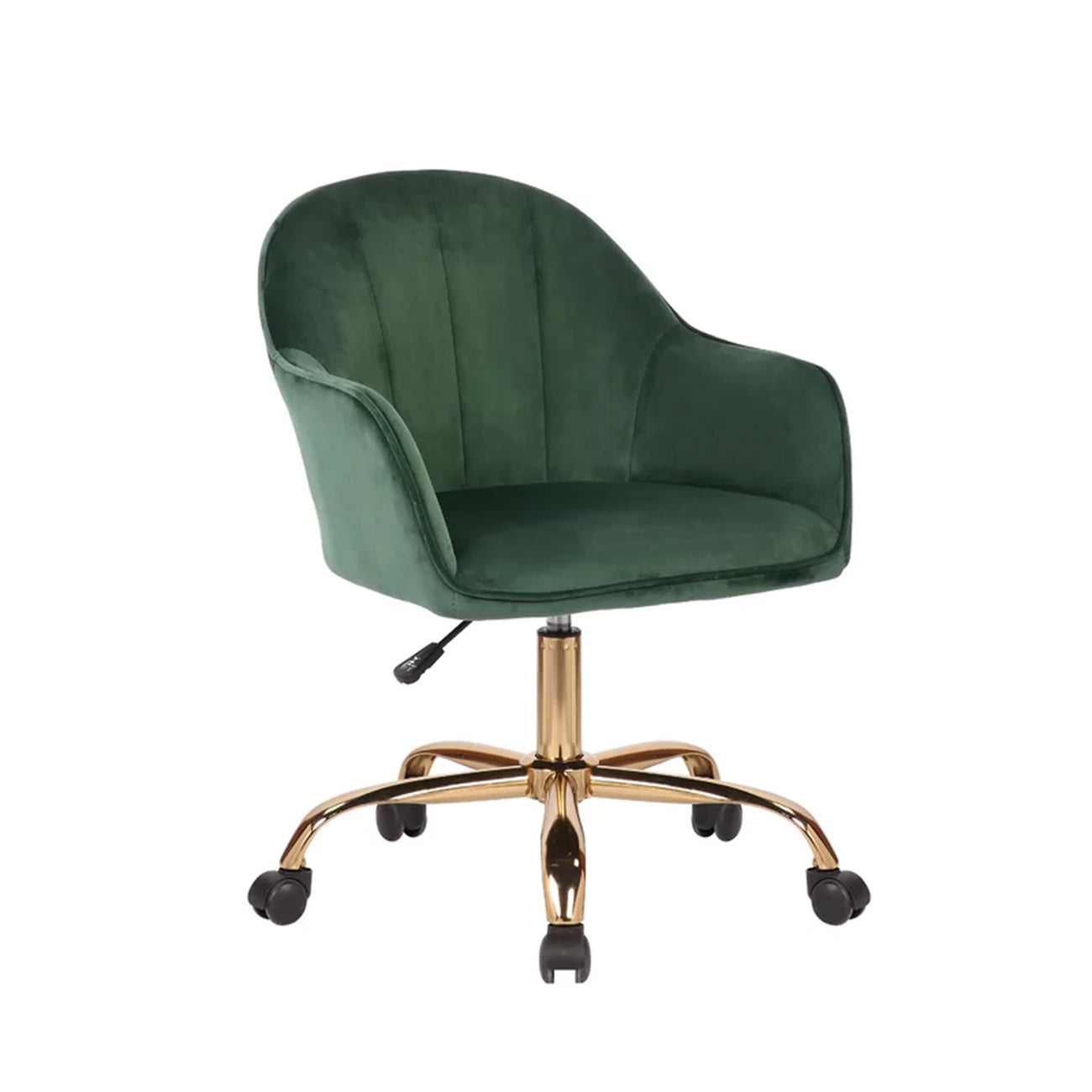 Luxury Tufted Office Chair Mobility Green