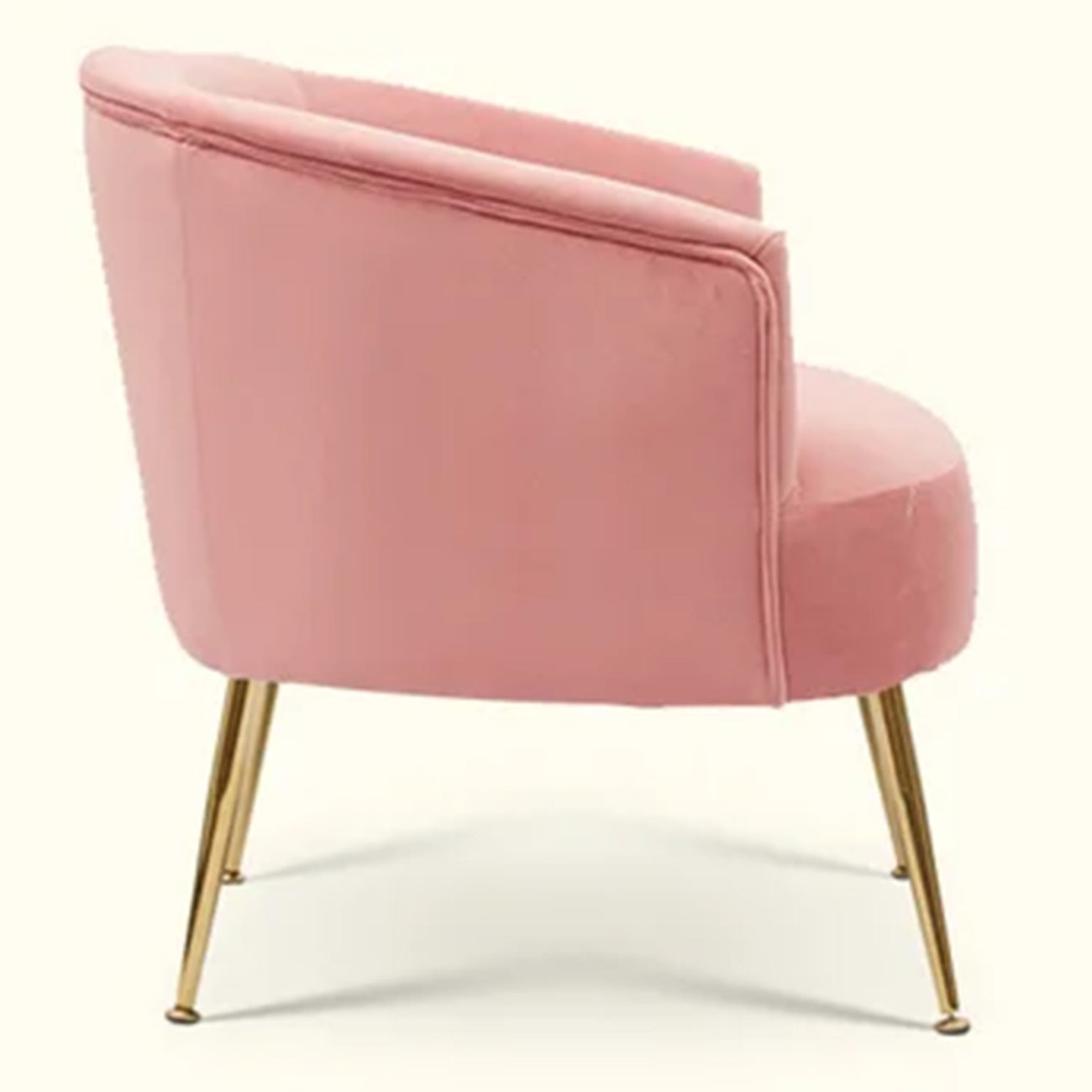 Royal Velvet Accent Chair Pink