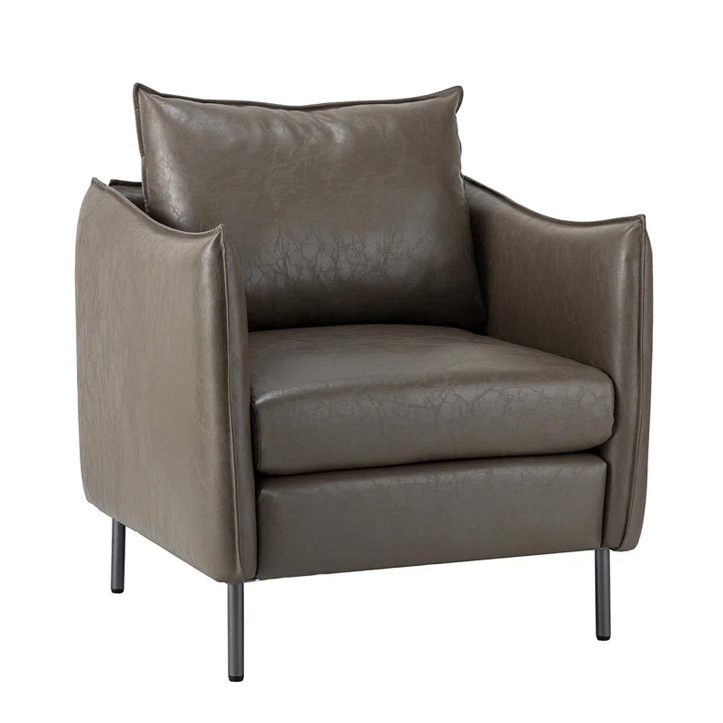 Renaissance Revival Throne Chair Grey