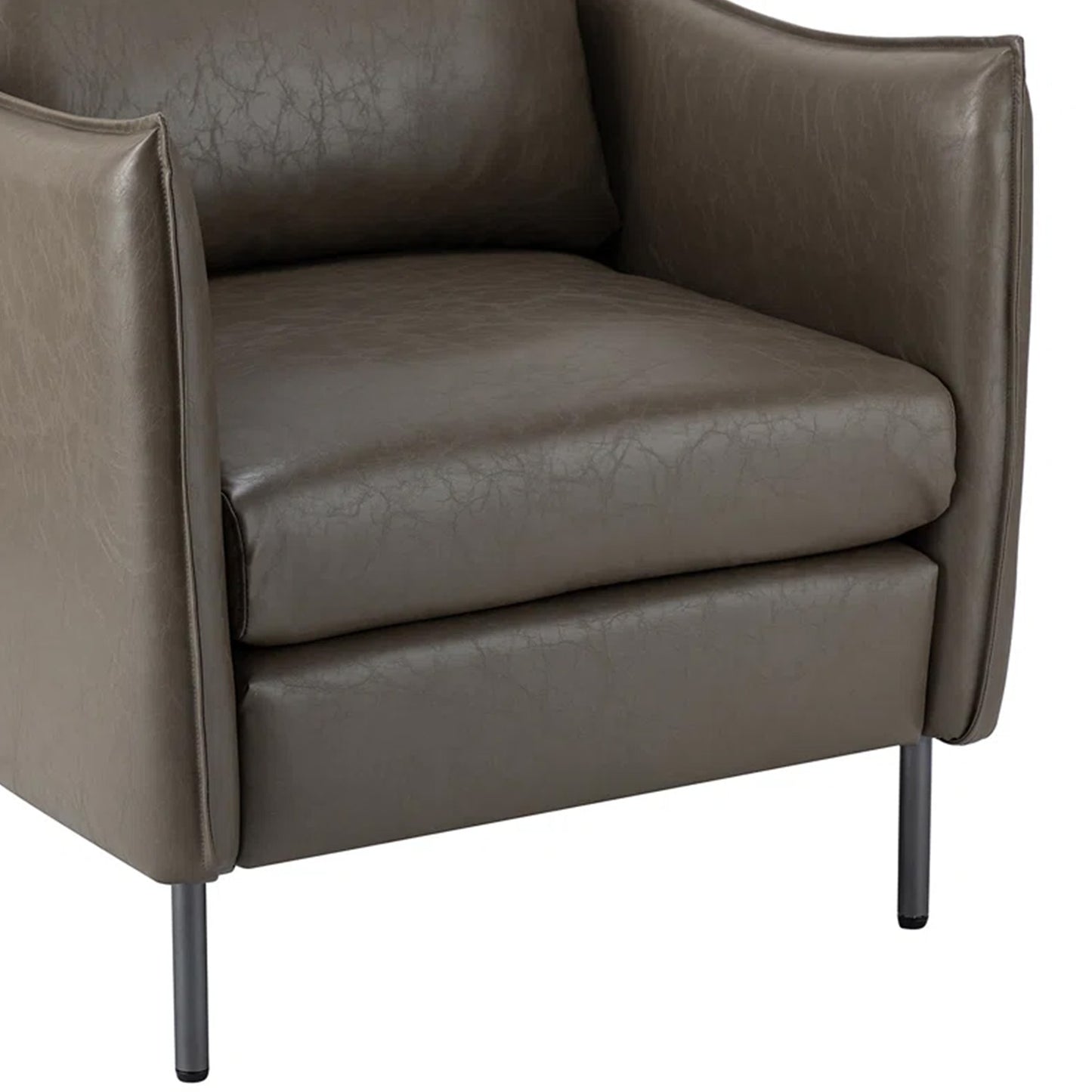 Renaissance Revival Throne Chair Grey