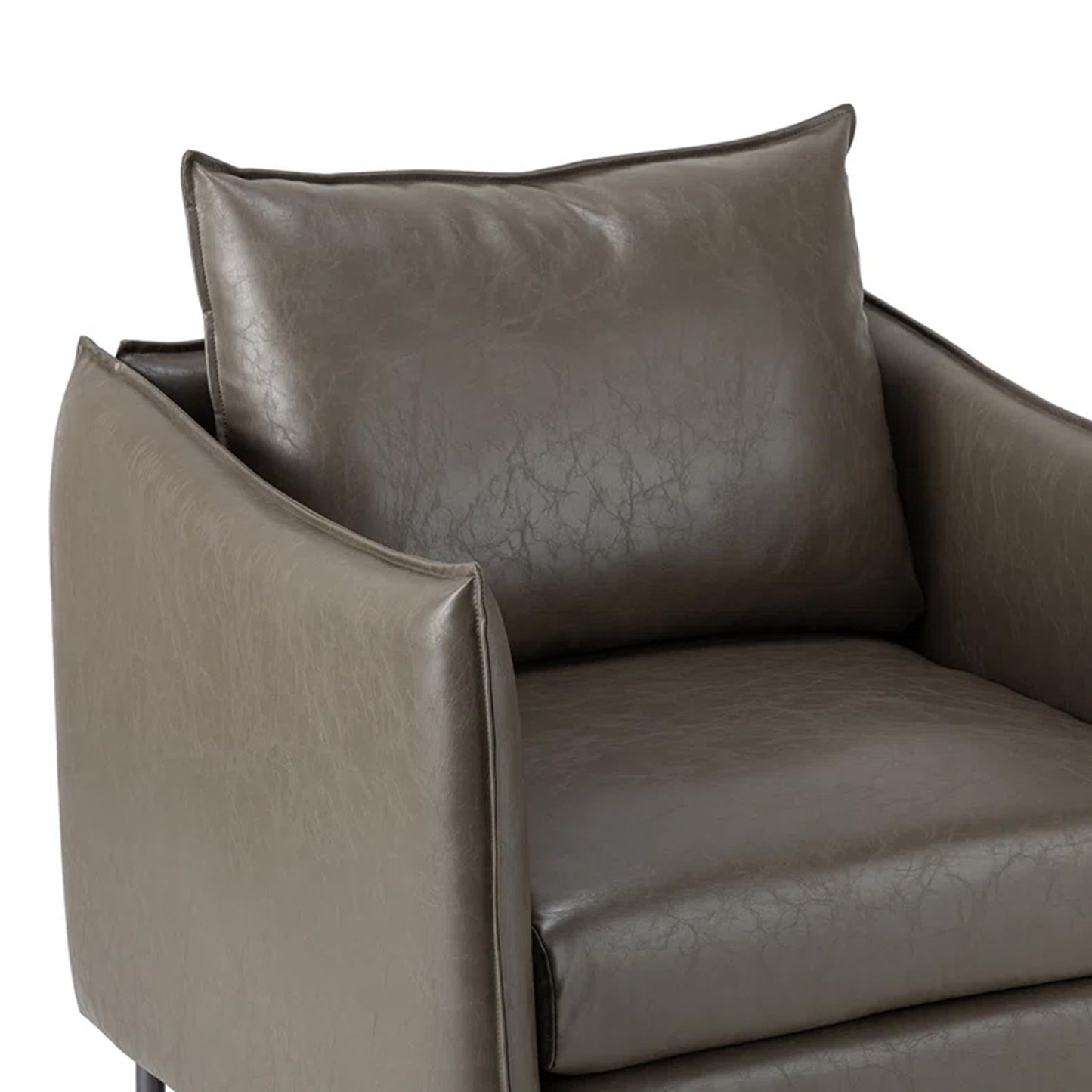 Renaissance Revival Throne Chair Grey