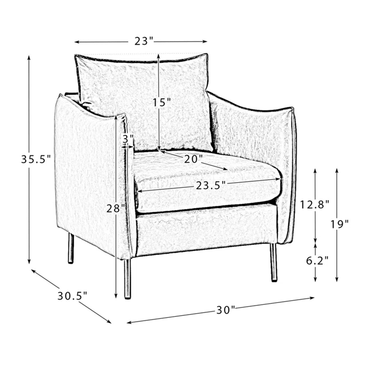 Renaissance Revival Throne Chair Grey