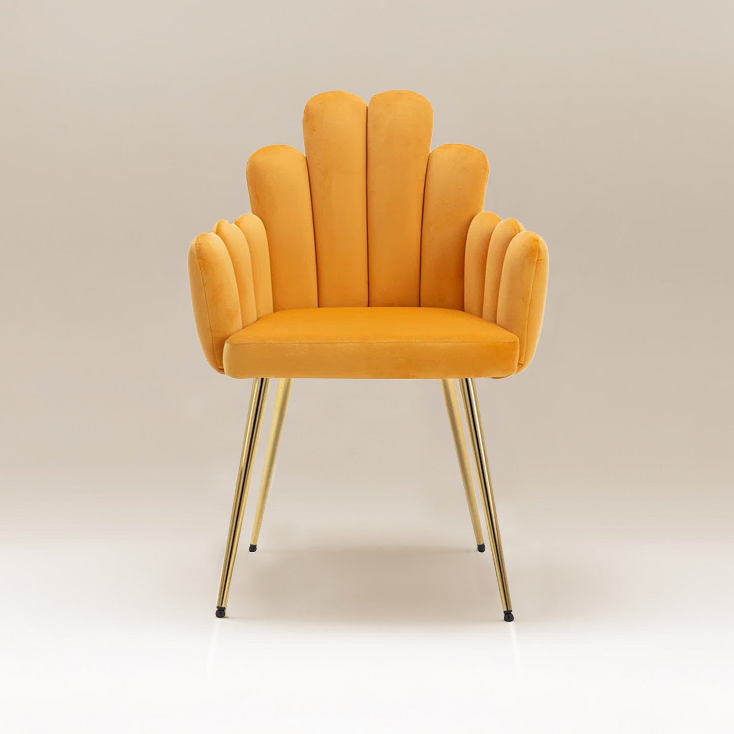 Art Deco Petals Chair Yellow