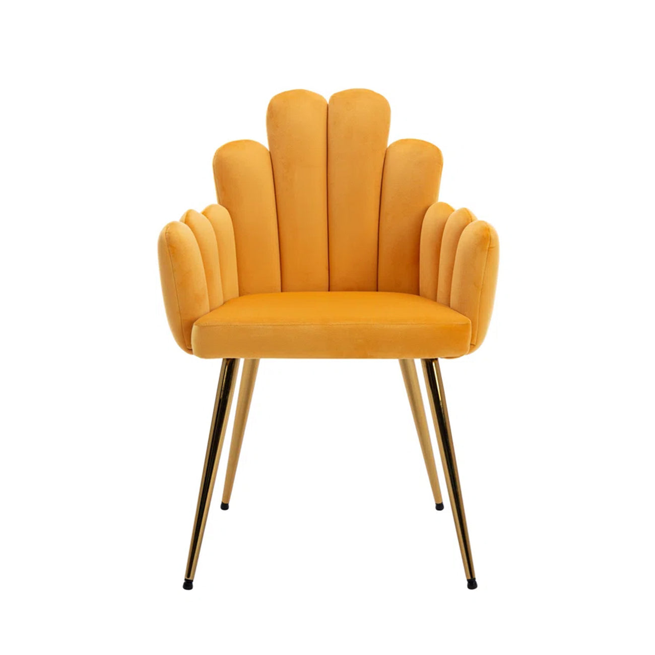 Art Deco Petals Chair Yellow