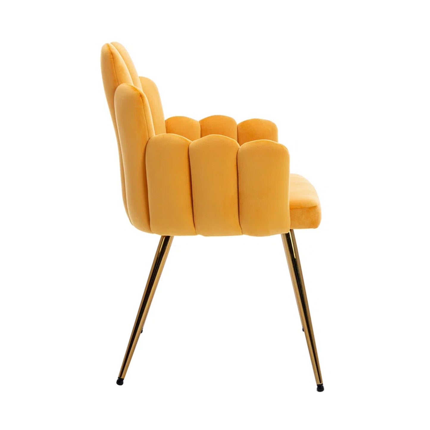 Art Deco Petals Chair Yellow