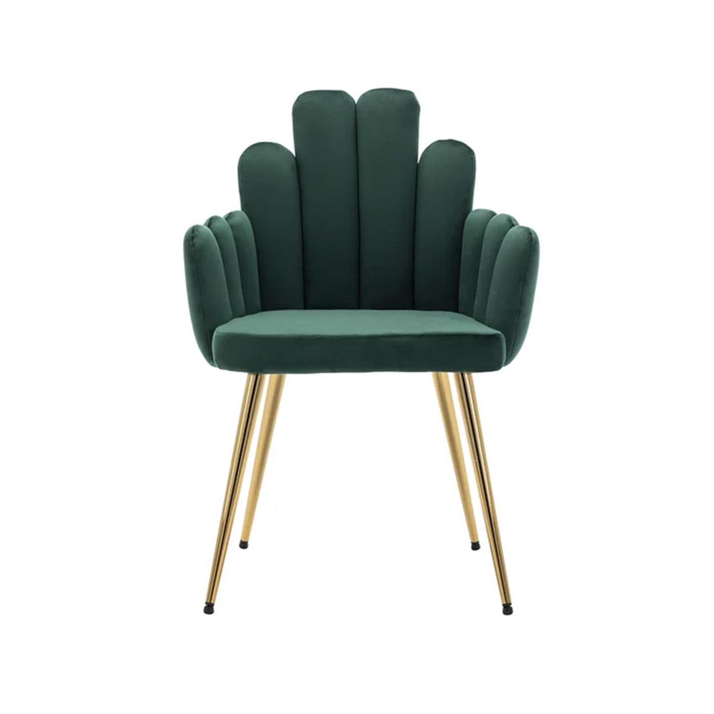 Art Deco Petals Chair Green