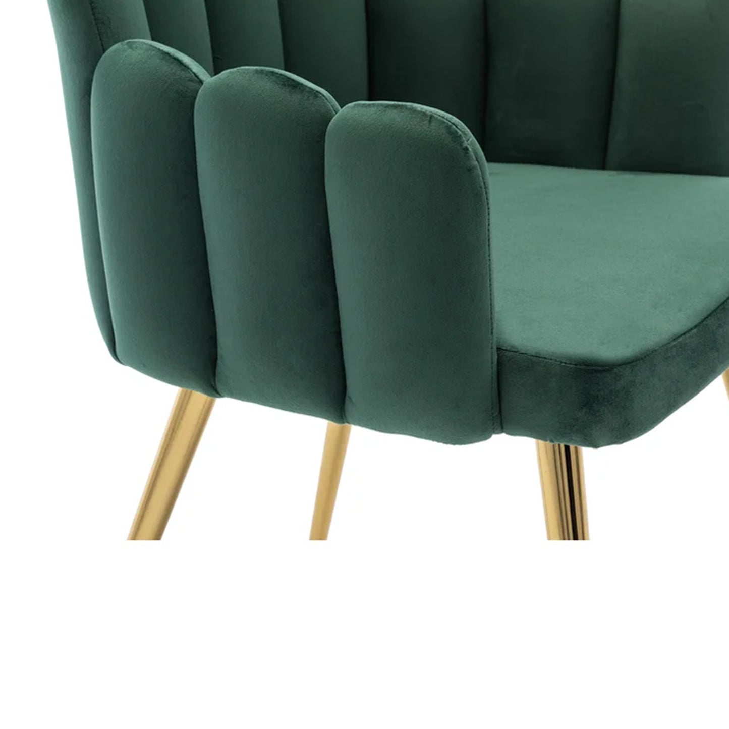 Art Deco Petals Chair Green