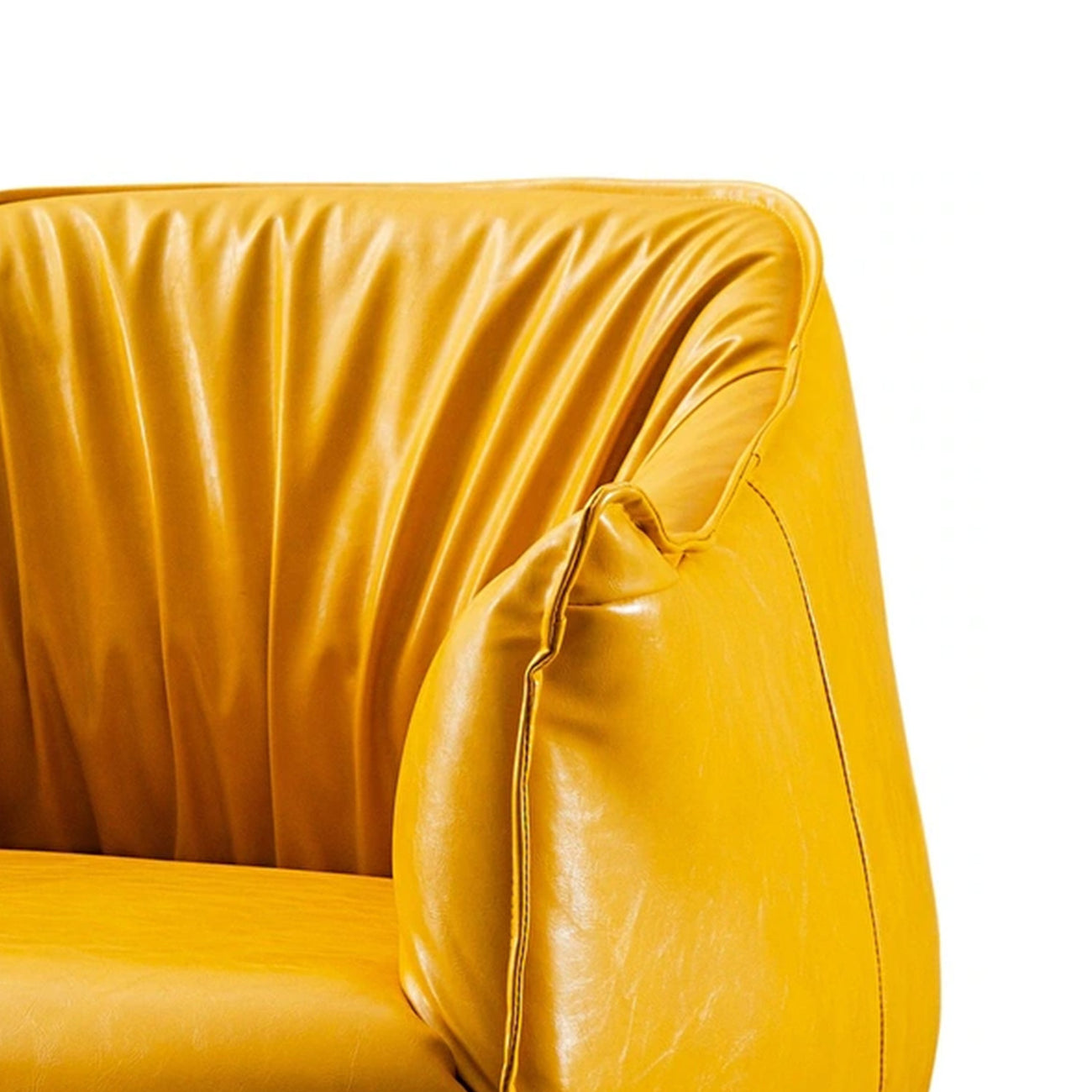 Grandiose Tufted Bergère Chair Yellow