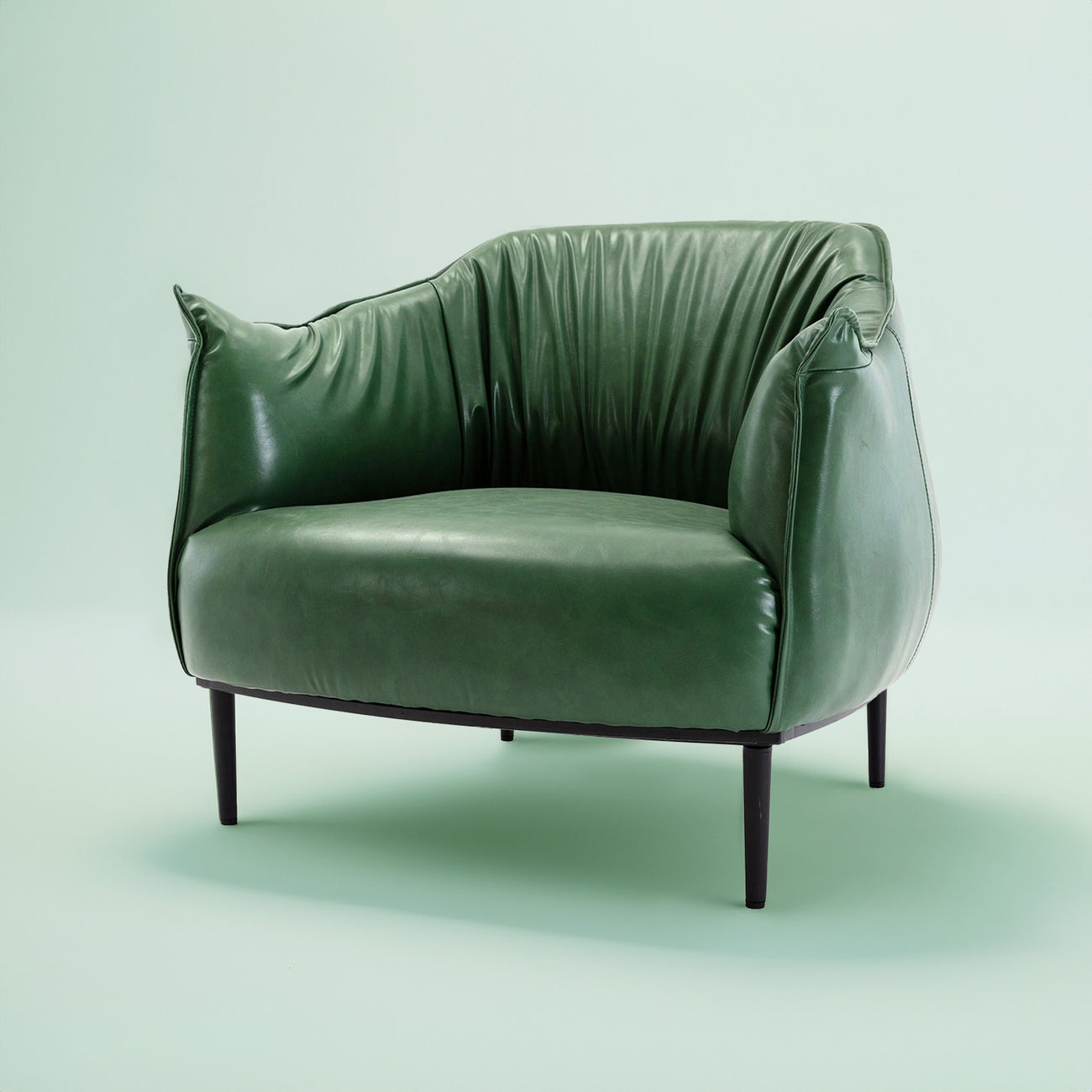 Grandiose Tufted Bergère Chair Green