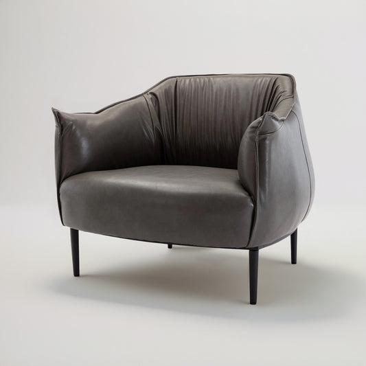 Grandiose Tufted Bergère Chair Grey