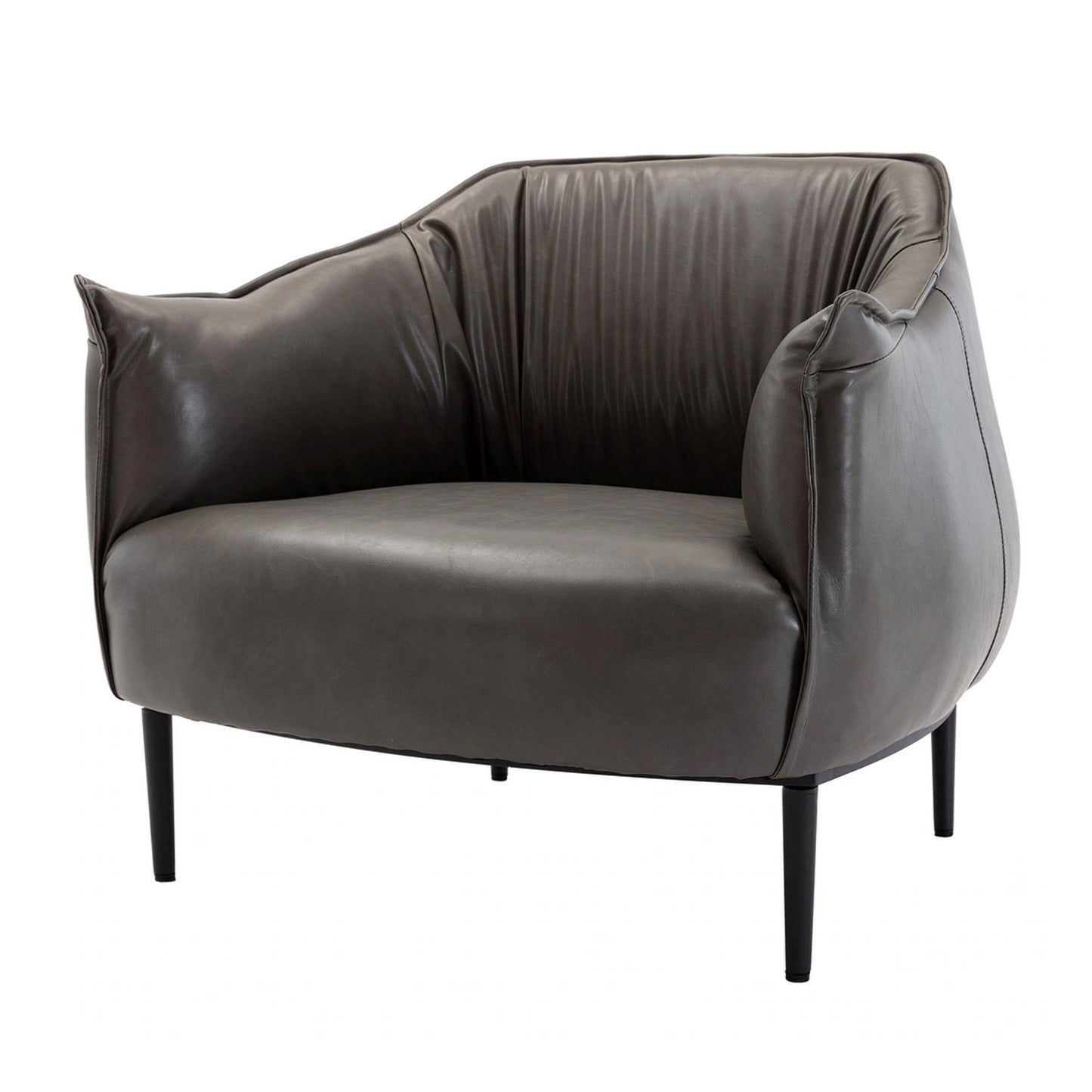 Grandiose Tufted Bergère Chair Grey