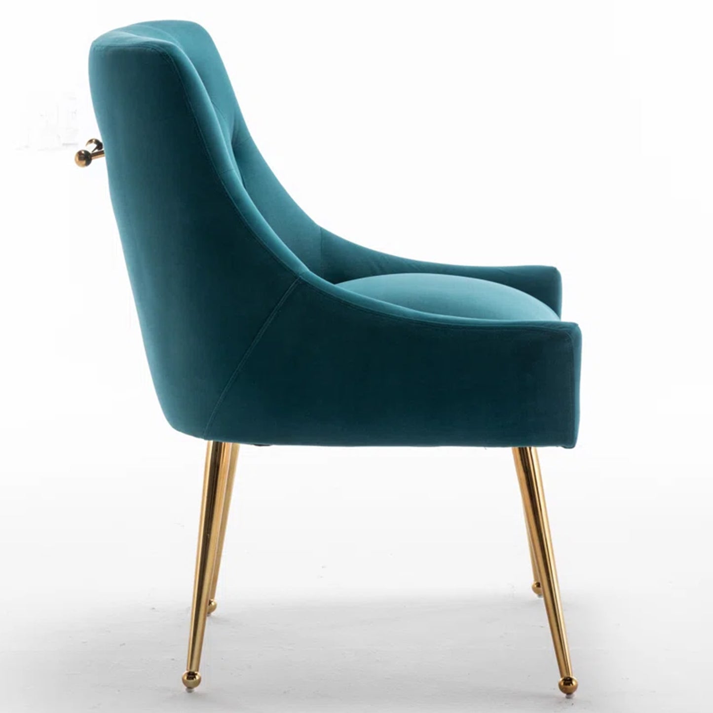 Glamorous Velvet Dining Chair Teal